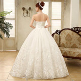 Lamya Off Shoulder Lace Bottom Wedding Dress Romantic Sweetheart Crystal Customized Size Vestido De Noiva