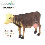 Lamwin Mini Hollow Type Plastic Farm Animal Toy Action Figure Simulation Horse Model Animation Figurine