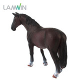 Lamwin Mini Hollow Type Plastic Farm Animal Toy Action Figure Simulation Horse Model Animation Figurine