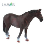Lamwin Mini Hollow Type Plastic Farm Animal Toy Action Figure Simulation Horse Model Animation Figurine