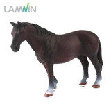 Lamwin Mini Hollow Type Plastic Farm Animal Toy Action Figure Simulation Horse Model Animation Figurine