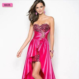 LAKD0326J#The new spring summer 2017 bride bridesmaid dresses wedding party toast dress short Orange cheap wholesale women dress