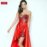 LAKD0326#The new spring summer 2017 bride bridesmaid dresses wedding party toast dress short blue cheap wholesale women dress