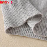 Lafarvie Women Autumn Winter Cashmere Blend Sweater V-Neck Cardigan Long Sleeve Jumpers Womens Knitted Sweaters 9 Colors S-XXXL