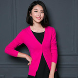 Lafarvie Women Autumn Winter Cashmere Blend Sweater V-Neck Cardigan Long Sleeve Jumpers Womens Knitted Sweaters 9 Colors S-XXXL