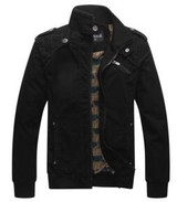Jacket Men Casual jackets cotton washed coats Army Military Mens Stand collar Outerwear jaqueta masculina Coat parka