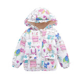 Jacket for Girls Baby Boys Girls Winter Warm Hooded Coat Cartoon Jackets 2-7Y Outerwear Jacket for a boy