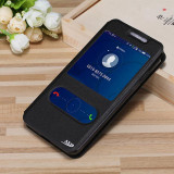 J2 Prime Case j532f for Samsung Galaxy j2 Prime G532 phone case 5.0 inch Case luxury PU Leather Window Flip Cover Case