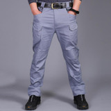 IX7 Military Urban Tactical Pants Men summer Cotton SWAT Army Cargo Pants Casual  Pockets Police Soldier Combat Trouser