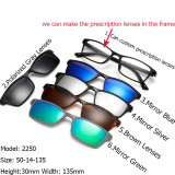IVSTA Clip On Sunglasses Women Frames Men Glasses Clips Magnetic Sunglasses with Magnet Sunglasses Eyeglass Clip Optical Myopia