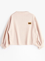 AZULINA Kawaii Harajuku Lantern Sleeve Badge Patched Sweatshirt Women Jumper Autumn 2017 Oversized Hoodies Sweatshirts Femininas