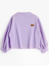 AZULINA Kawaii Harajuku Lantern Sleeve Badge Patched Sweatshirt Women Jumper Autumn 2017 Oversized Hoodies Sweatshirts Femininas
