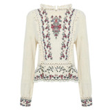 AZULINA Blouses Shirts Women Embroidery O Neck Long Sleeve Blouse Casual Vintage Ethnic Cotton Ladies Tops Blusas Girls Clothes AZULINA Blouses Shirts Women Embroidery O Neck Long Sleeve Blouse Casual Vintage Ethnic Cotton Ladies Tops Blusas Girls Clothes