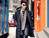 AYUNSUE Winter Men's Down Jacket White Duck Down Coats Black Warm Slim Jackets Men Hooded Mens Outerwear Coat Plus Size WXF146