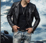 AYUNSUE Mens Real Leather Jacket Jaqueta De Couro Motoqueiro Spring Genuine Leather Jackets Sheepskin Coats Large Size 5XL WXF50