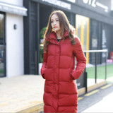 AYUNSUE Fashion Winter Down Jacket Women 90% Duck Down Coat Female Long Parka Elegant Jackets Hooded Ladies Outerwear WYQ798