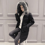 AYUNSUE 2017 Women's Down Jacket Warm Coat Winter Jacket Women Plus Size 7XL Female White Duck Down Coats Abrigo Mujer WXF127
