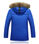 AYUNSUE 2017 Casual Fur Collar Hooded Men's Jackets Winter Coat Men White Duck Down Jacket Warm Parka Casacos Masculino WXF309
