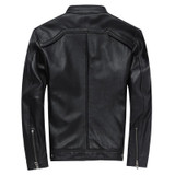 AYUNSUE 100% Genuine Leather Jackets Mens Sheepskin Coat Chaqueta Cuero Hombre Leather Jacket Motorcycle Coats Plus Size WXF046