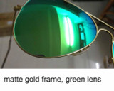 Aviator prescription sunglasses with diopter lens