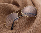 Aviator Clear Glasses Spectacle Frame Sunglasses Gold Eyewear Women Sunglasses Brand Designer Glasses Shades lunette