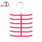 Avadoth New Nonslip Neck tie Belts Tie Hanger Velvet Hangers Tie Hanger Rack Shawl Scarf Closet Holder Organizer