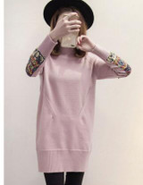 Autumn/Winter Turtleneck Pullover Women's Sweaters Loose Warm Knit Sweater Large size Casual Long-sleeved Sweater Lady Shirt 4XL