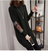 Autumn/Winter Turtleneck Pullover Women's Sweaters Loose Warm Knit Sweater Large size Casual Long-sleeved Sweater Lady Shirt 4XL