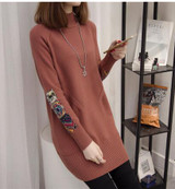 Autumn/Winter Turtleneck Pullover Women's Sweaters Loose Warm Knit Sweater Large size Casual Long-sleeved Sweater Lady Shirt 4XL