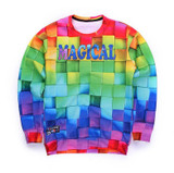 Autumn/winter new sweatshirt men's fashion 3D sweatshirt novelty gun clown printing sudaderas Men hoodies pullovers Sweatshirts