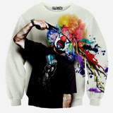 Autumn/winter new sweatshirt men's fashion 3D sweatshirt novelty gun clown printing sudaderas Men hoodies pullovers Sweatshirts