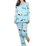 Autumn Women Pajamas Suits Indoor Cartoon Clothing Home Suit Sleepwear Long Sleeve Pyjamas Sets YP6 Autumn Women Pajamas Suits Indoor Cartoon Clothing Home Suit Sleepwear Long Sleeve Pyjamas Sets YP6