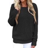 Autumn Women Knitted Sweaters Winter Sexy Backless Lace Up Sweater Fashion Pullovers Long Sleeve Loose Tops WS2199O