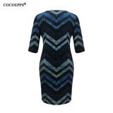 Autumn Women Fashion Big Sizes Boho Dresses Sexy Ladies Office dress Printed 6xl Plus Size Bodycon Dresses Party Dress Vestidos