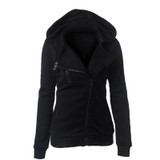 COYOTE VALLEY 4 color New Autumn&amp;winter Women hoodies sweatshirts zipper V Neck Long Sleeve Warm Female Hoodies Sudaderas Mujer