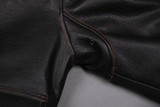 Cowhide for air force pilot leather jacket men's clothing fur collar outerwear autumn and winter genuine leather motorcycle