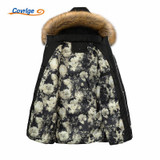 Covrlge Long Parka Men Winter Thick Padded Men's Coat 2017 Stylish Winter Jackets Cold Parka Jacket Warm Hood Overcoat MWM038