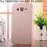Cover For samsung galaxy A5(2015) A500 A5000 A500F phone case new luxury flip cover with kinds of diamond buckle & free shipping