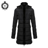 COUTUDI Women Clothing Solid Jacket Winter Female 2016 China Stylish Long Khaki Parka Coats Warm Waterproof Women's Winter Coat