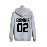 Couples Hoodies Bonnie And Clyde Hoodies Men Women Matching Clothes Casual Long Sleeve Pullover Couple Sweatshirt For Lovers