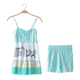 Couples Cotton Pajamas Women Or Men's Short-sleeved Cotton Household Suit Sleepwear