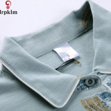 Couple Pajamas Women Spring Autumn Long-sleeve Sleepwear Lovers Men Pyjamas Print Cotton Pajama Set Men Women L-XXXL SY835