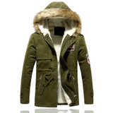 Cotton-padded jacket casual men's clothing outerwear male overcoat wadded jacket &amp; Parkas winter coat men warm