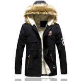 Cotton-padded jacket casual men's clothing outerwear  male overcoat wadded jacket & Parkas winter coat men warm