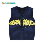 Cotton V-Neck Baby Vest Boys Girls Spring Autumn Kids Sweater Vest Infant Coats For Girls 2017 Fashion Baby Boys Clothing