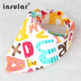Cotton Triangle Baby Bibs Bandana Bib for Infant Saliva Scarf Cartoon Newborn Babador Baby Feeding Towel Toddler Burp Cloths