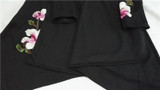 Cotton Trench Coat Women Embroidery Kimono Spring Long Trench Coat Long Sleeve Poncho Flora Kimono Outwear Ethnic Clothing