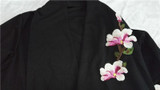 Cotton Trench Coat Women Embroidery Kimono Spring Long Trench Coat Long Sleeve Poncho Flora Kimono Outwear Ethnic Clothing