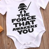 Cotton The force Romper Newborn Toddler Baby Boy Girl Romper Jumpsuit Clothes Outfits