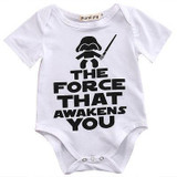 Cotton The force Romper Newborn Toddler Baby Boy Girl Romper Jumpsuit Clothes Outfits